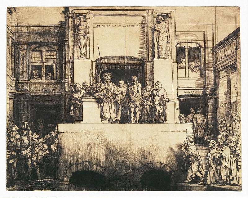 Rembrandt, Harmenszoon van Rijn – Christ to the people , Hermitage ~ part 10