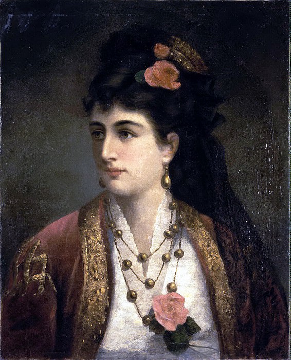 Richer, Adele - Portrait of the Serbian Queen Natalia Obrenovic. Hermitage ~ part 10