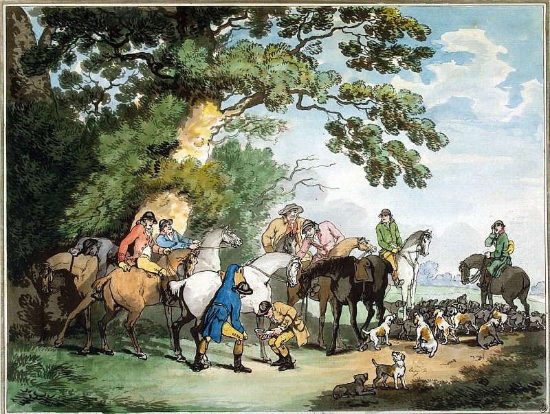Roulandson, Thomas – Morning departure to the hunt, Hermitage ~ part 10