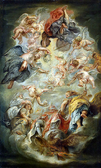 The Apotheosis of James I. Peter Paul Rubens