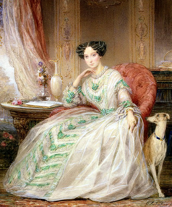Robertson, Christine - Portrait of Grand Duchess Maria Alexandrovna (3). Hermitage ~ part 10