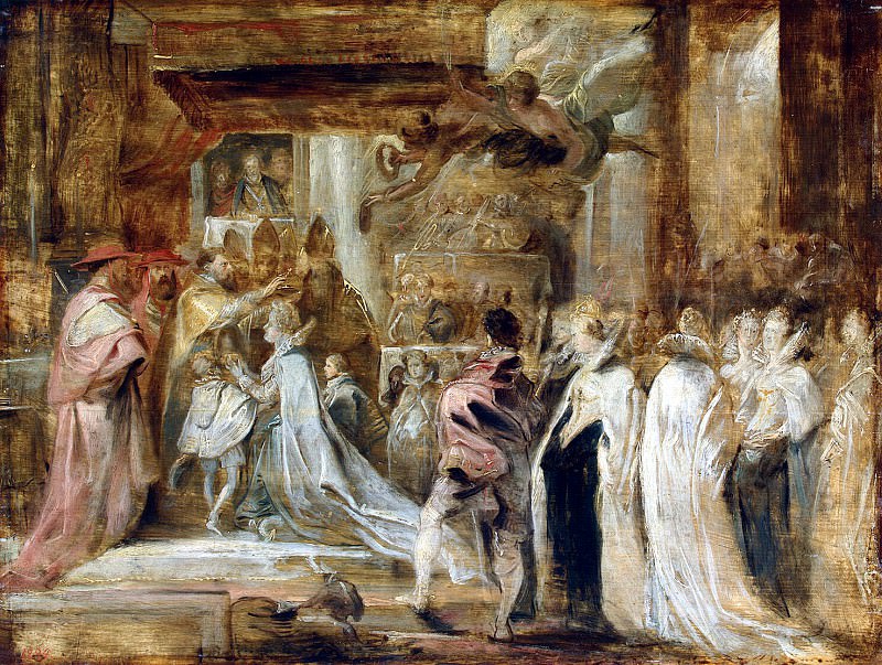 Coronation of Maria de Medici. Peter Paul Rubens