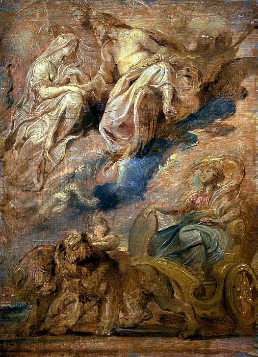 Arrival in Lyon. Peter Paul Rubens