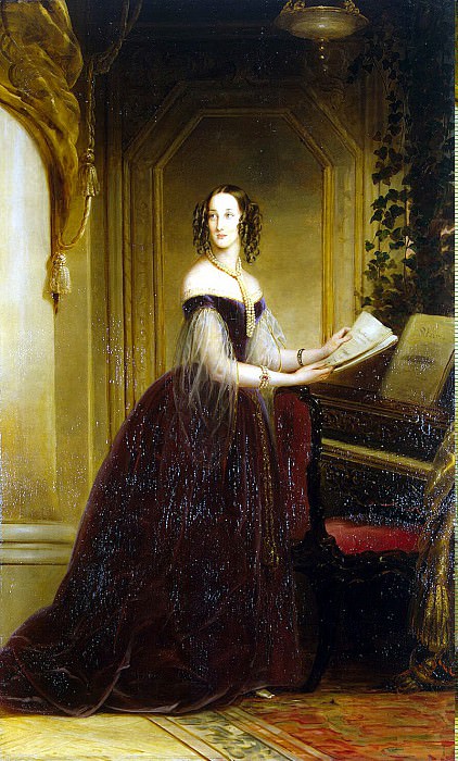 Robertson, Christina - Portrait of Grand Duchess Maria Nikolaevna. Hermitage ~ part 10