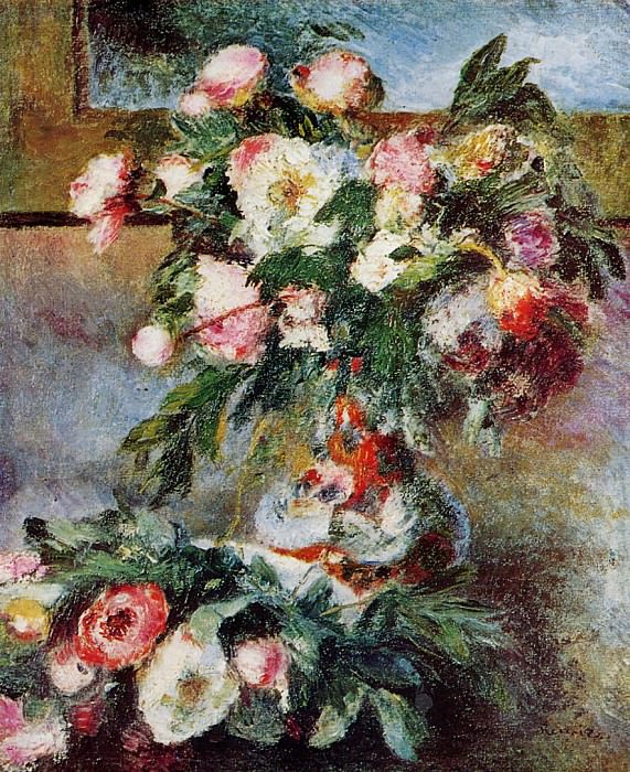 Peonies. Pierre-Auguste Renoir
