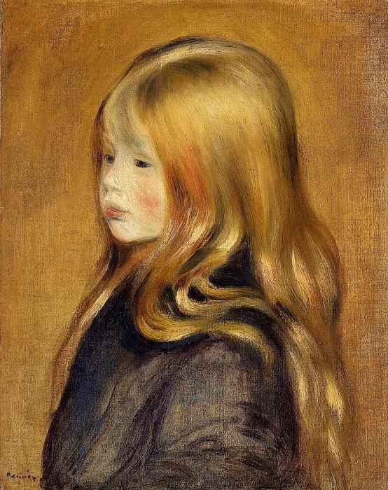 Portrait of Edmond Renoir, Jr. - 1888. Pierre-Auguste Renoir