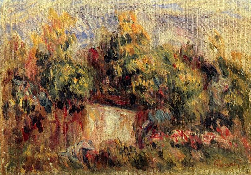 Cottage near Collettes -. Pierre-Auguste Renoir