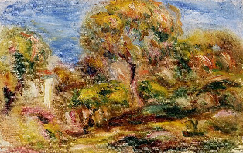 Landscape - 1917. Pierre-Auguste Renoir