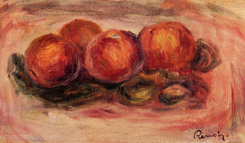 Peaches and Almonds. Pierre-Auguste Renoir