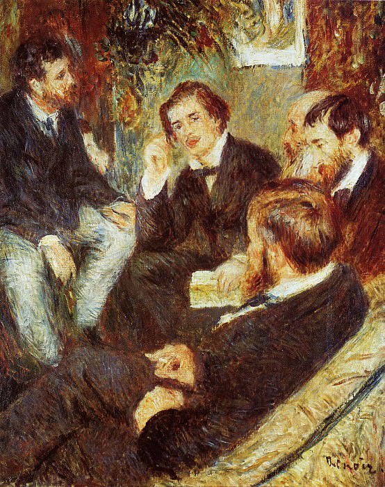 The Artists Studio, Rue Saint-Georges. Pierre-Auguste Renoir