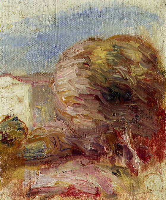 La Poste at Cagnes - ок 1905. Pierre-Auguste Renoir