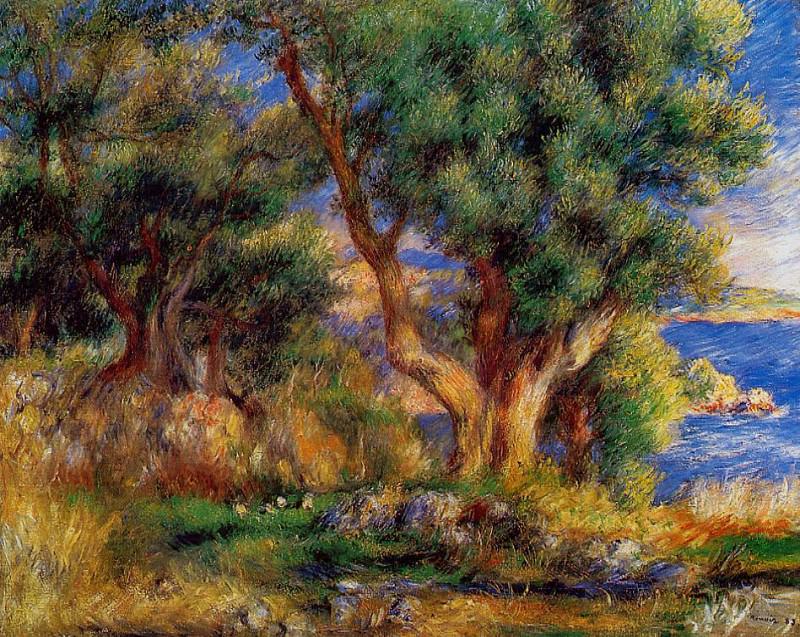 Landscape near Manton - 1883. Pierre-Auguste Renoir