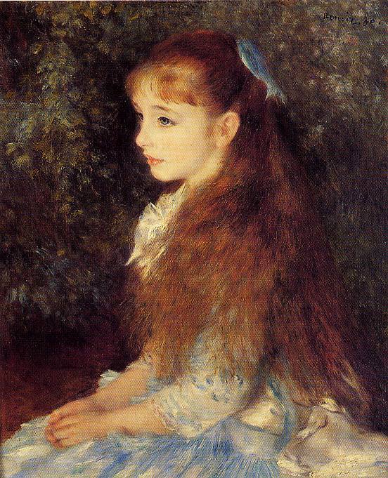 Irene Cahen dAnvers (also known as Little Irene). Pierre-Auguste Renoir
