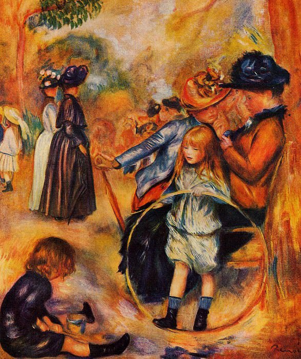 At the Luxembourg Gardens. Pierre-Auguste Renoir