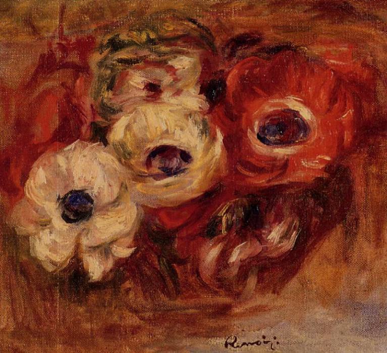 Anemones. Pierre-Auguste Renoir