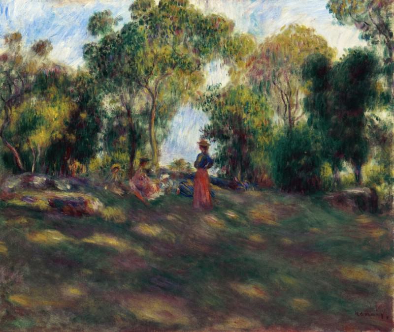 Landscape - ок 1881. Pierre-Auguste Renoir