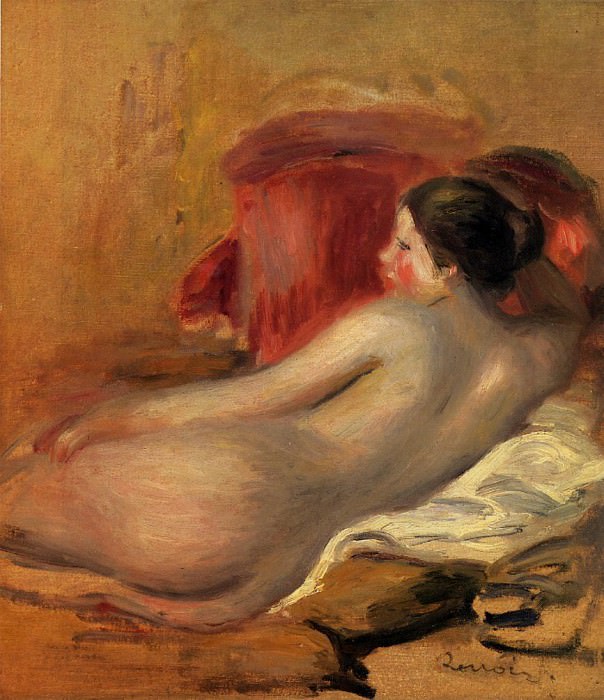 Reclining Model. Pierre-Auguste Renoir