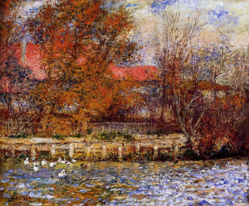The Duck Pond. Pierre-Auguste Renoir