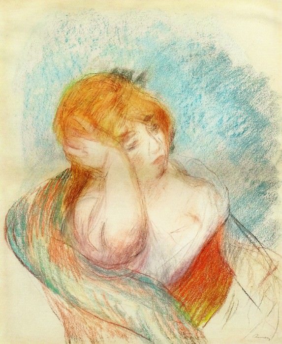 Seated Woman. Pierre-Auguste Renoir