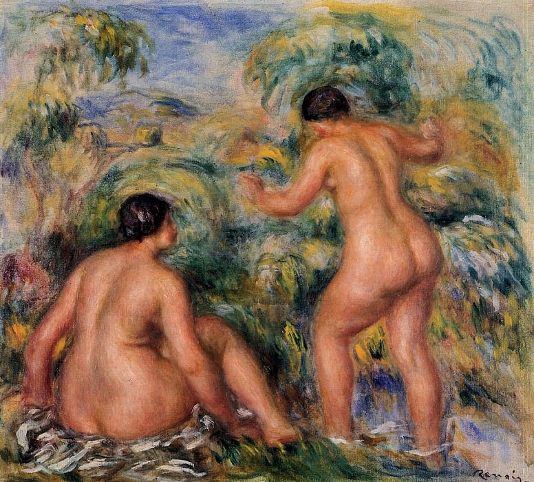 Bathers. Pierre-Auguste Renoir