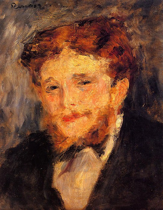 Portrait of Eugene Pierre Lestringuez. Pierre-Auguste Renoir