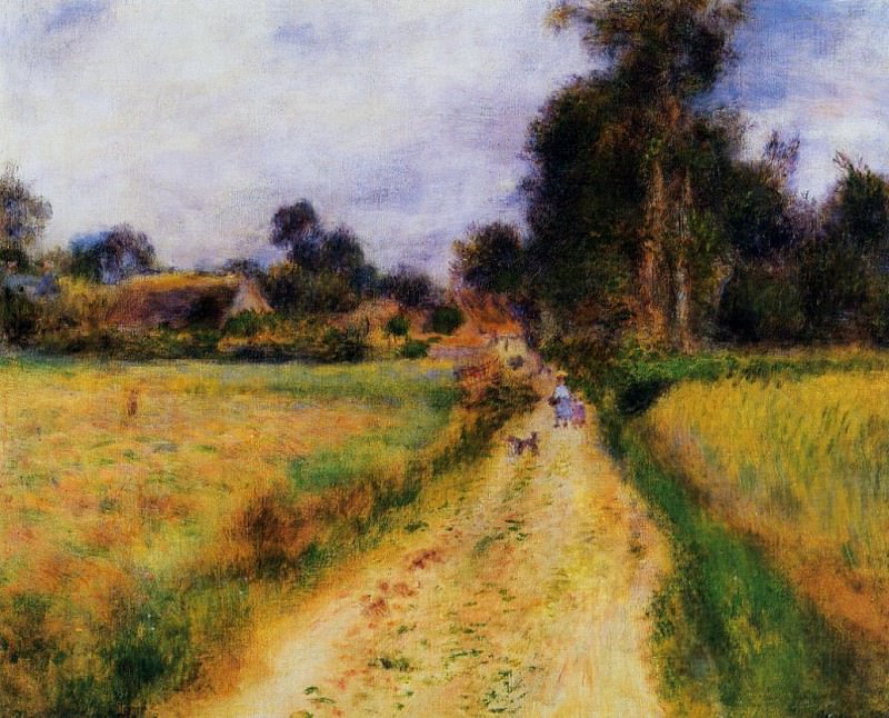 The Farm. Pierre-Auguste Renoir