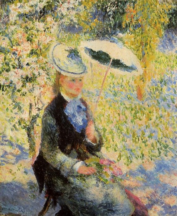 The Umbrella - 1878. Pierre-Auguste Renoir