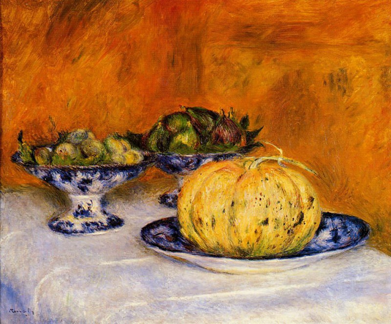 Still Life with Melon. Pierre-Auguste Renoir