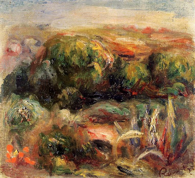 Landscape near Cagnes. Pierre-Auguste Renoir