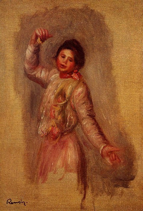 Dancer with Castenets. Pierre-Auguste Renoir