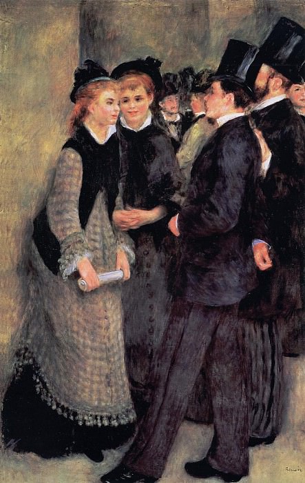Leaving the Conservatoire - 1877. Pierre-Auguste Renoir