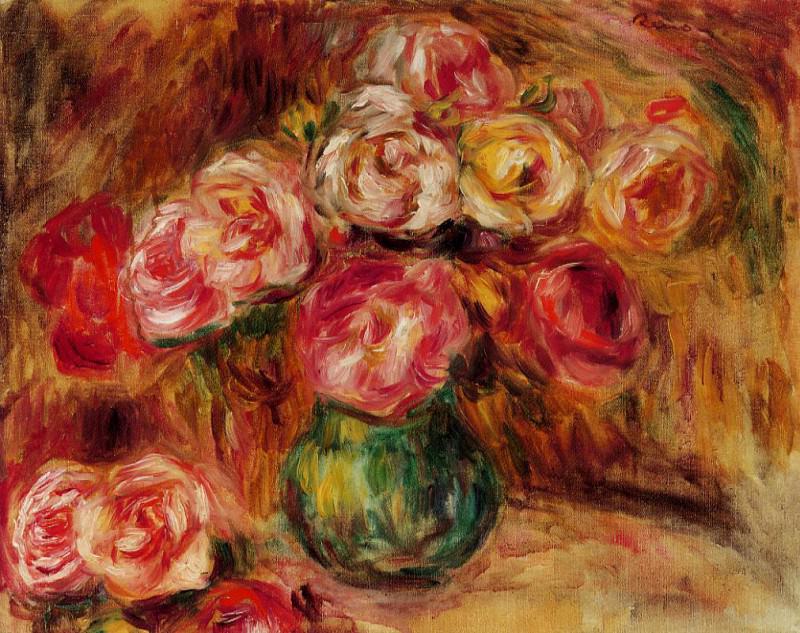 Vase of Flowers. Pierre-Auguste Renoir