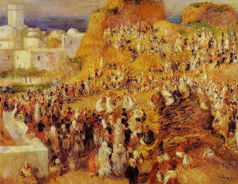 Arab Festival in Algiers (also known as The Casbah). Pierre-Auguste Renoir