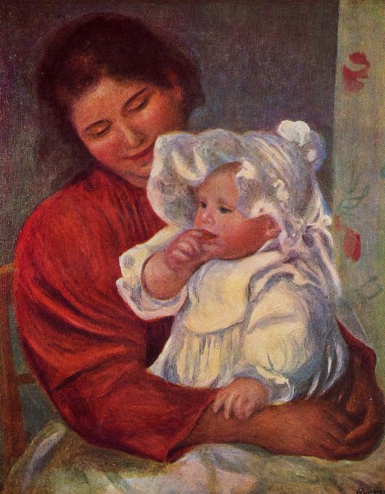 Gabrielle and Jean - ок 1895. Pierre-Auguste Renoir