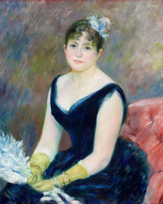 Madame Léon Clapisson (also known as Marie Henriette Valentine Billet). Pierre-Auguste Renoir