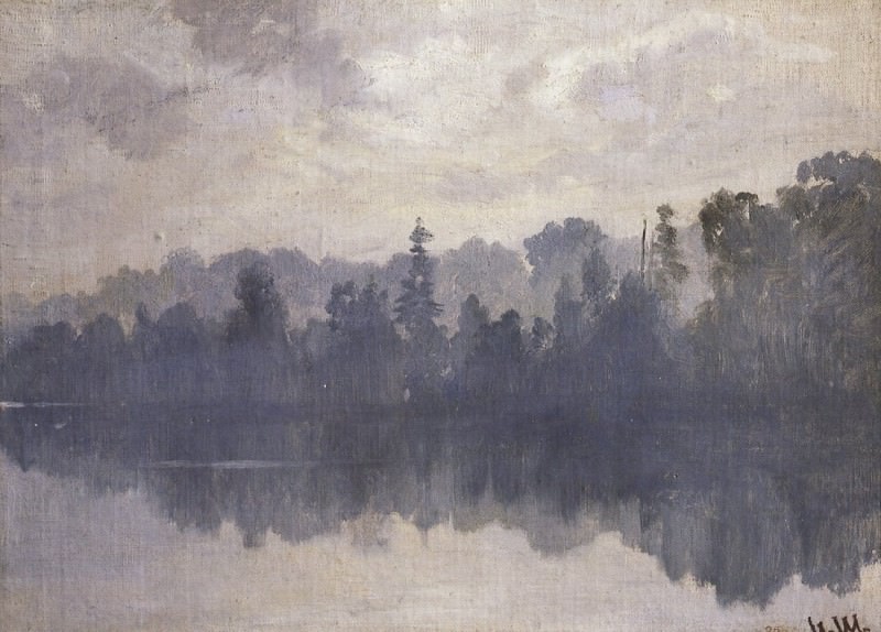 Krestovsky Island in the mist. 1880-1890-e 27, 2х36, 2. Ivan Ivanovich Shishkin
