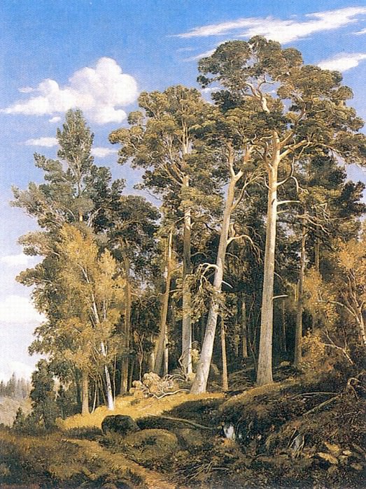 Сосновый лес 1866 91х70, Иван Иванович Шишкин