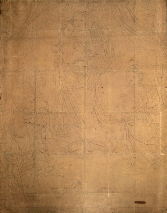 Jakob Schlesinger (after Raphael) - The Sistine Madonna. Part 4 National Gallery UK