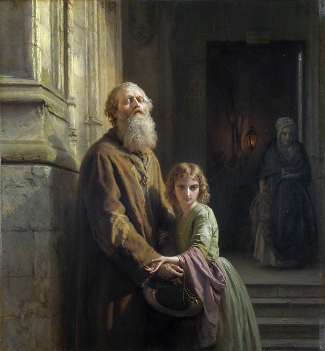 Josephus Laurentius Dyckmans - The Blind Beggar. Part 4 National Gallery UK
