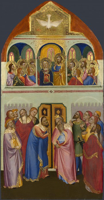 Jacopo di Cione and workshop - Pentecost. Part 4 National Gallery UK