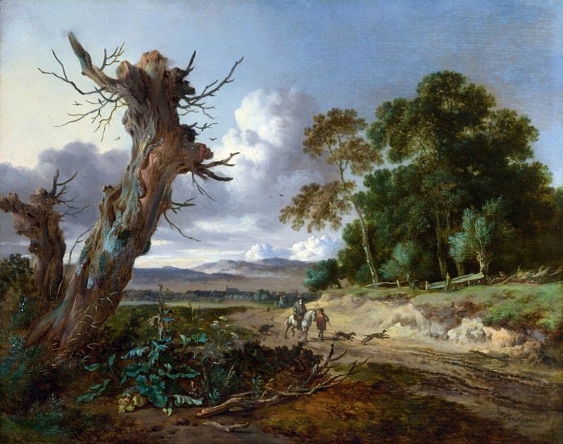 Jan Wijnants - A Landscape with Two Dead Trees. Part 4 National Gallery UK