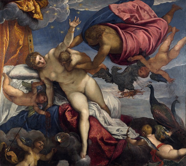 Jacopo Tintoretto - The Origin of the Milky Way. Part 4 National Gallery UK