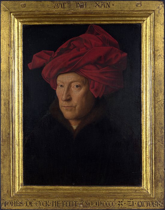 Ян ван Эйк - Мужской портрет (Автопортрет). Часть 4 Национальная галерея