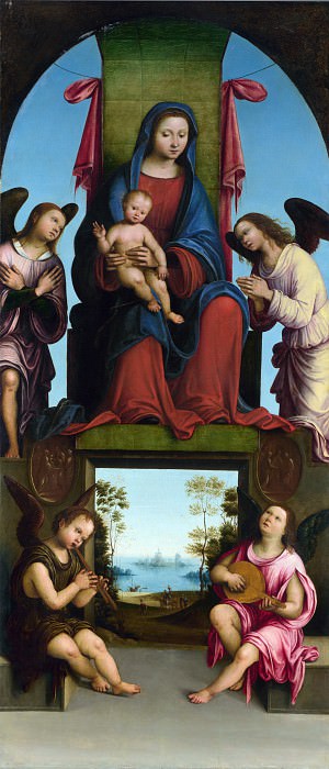 Lorenzo Costa - The Virgin and Child. Part 4 National Gallery UK