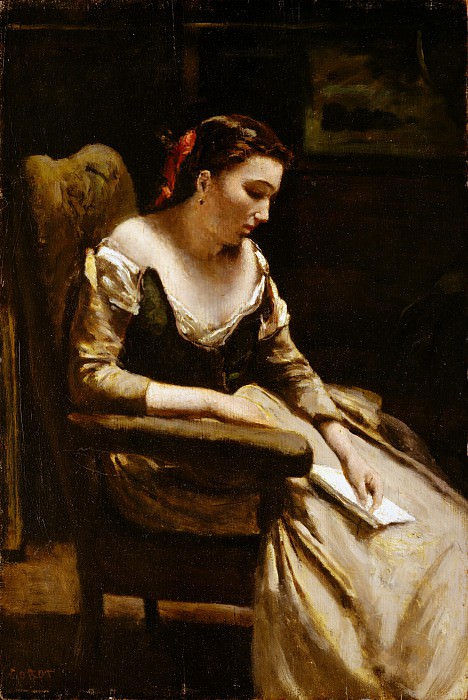 Camille Corot - The Letter. Metropolitan Museum: part 4