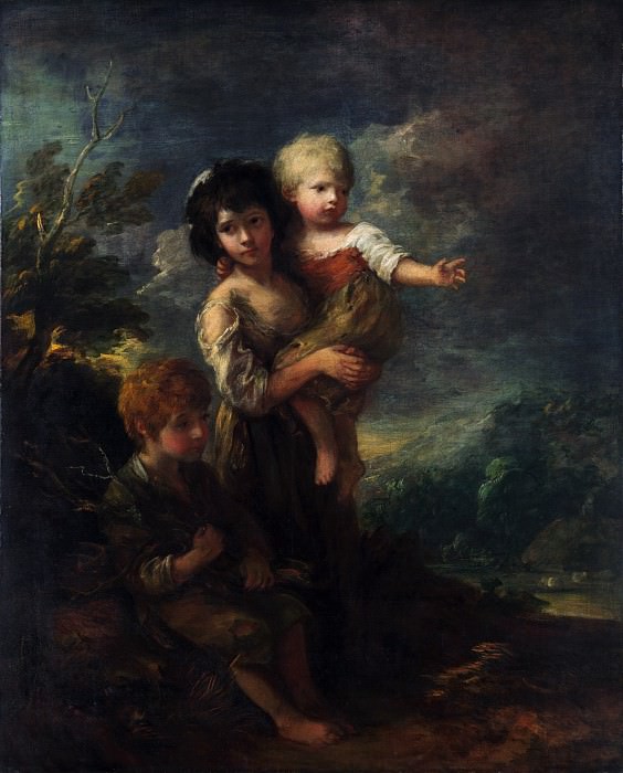 Thomas Gainsborough - Cottage Children (The Wood Gatherers). Metropolitan Museum: part 4