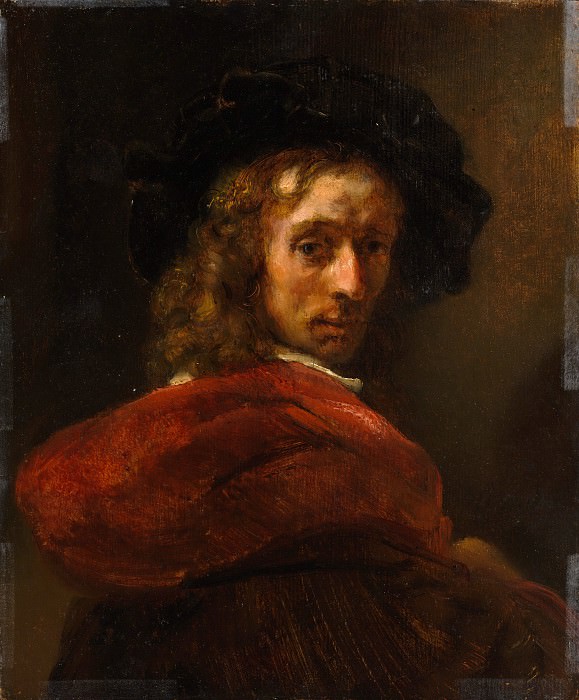 Style of Rembrandt - Man in a Red Cloak. Metropolitan Museum: part 4