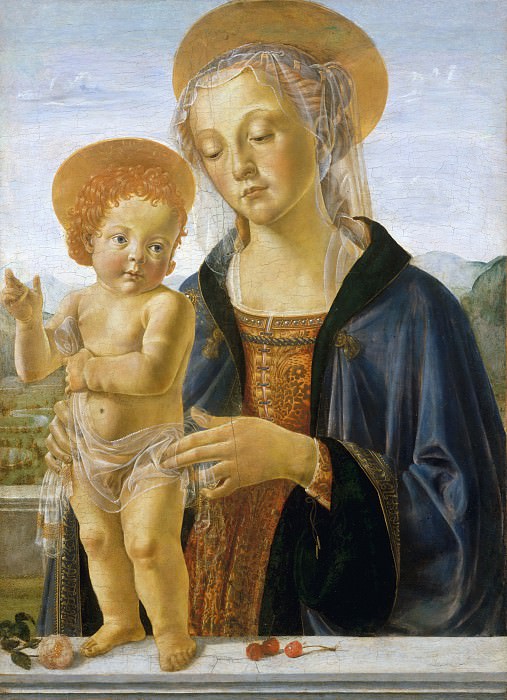 Workshop of Andrea del Verrocchio - Madonna and Child. Metropolitan Museum: part 4