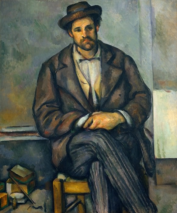Paul Cézanne - Seated Peasant. Metropolitan Museum: part 4