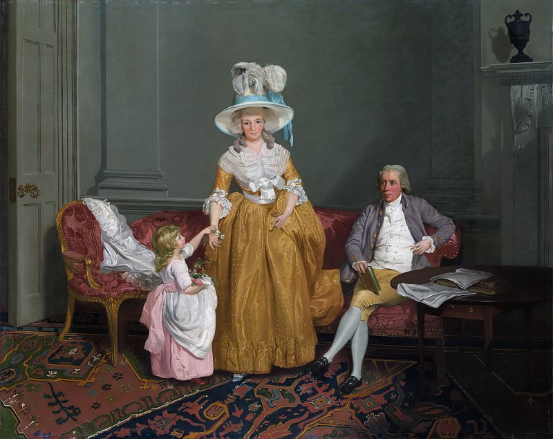 Francis Wheatley - The Saithwaite Family. Metropolitan Museum: part 4